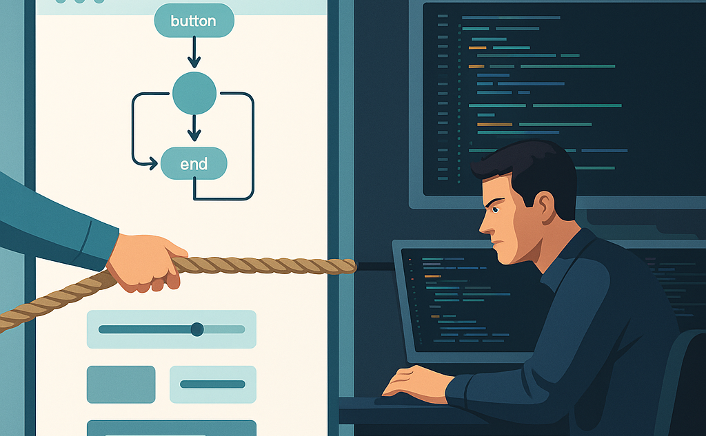 low code vs developer
